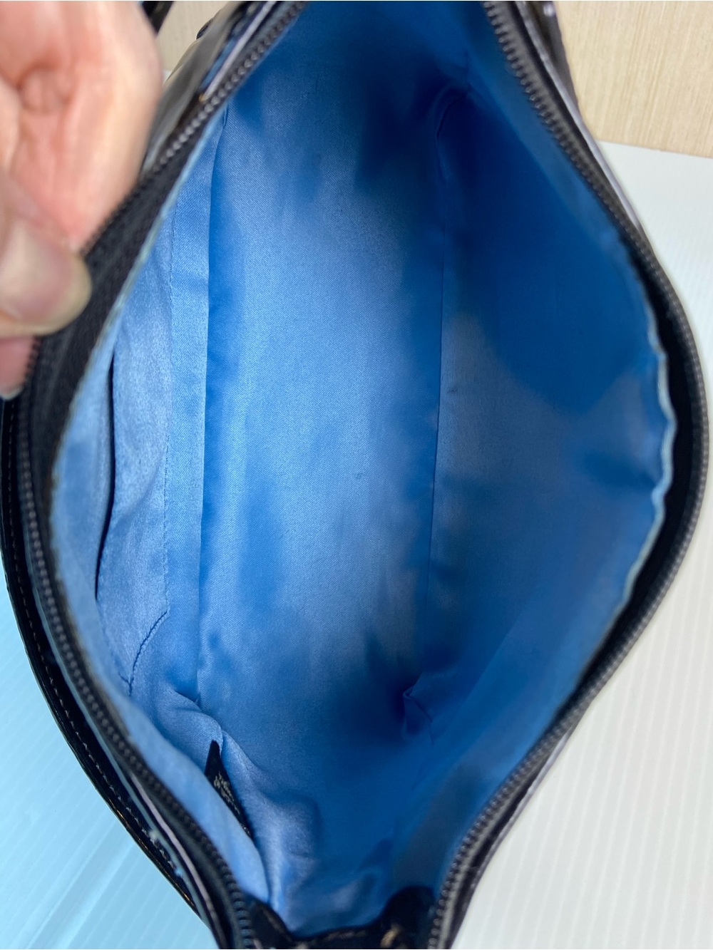Coach Black Patent Leather Shoulder Bag - Picture 11 of 15